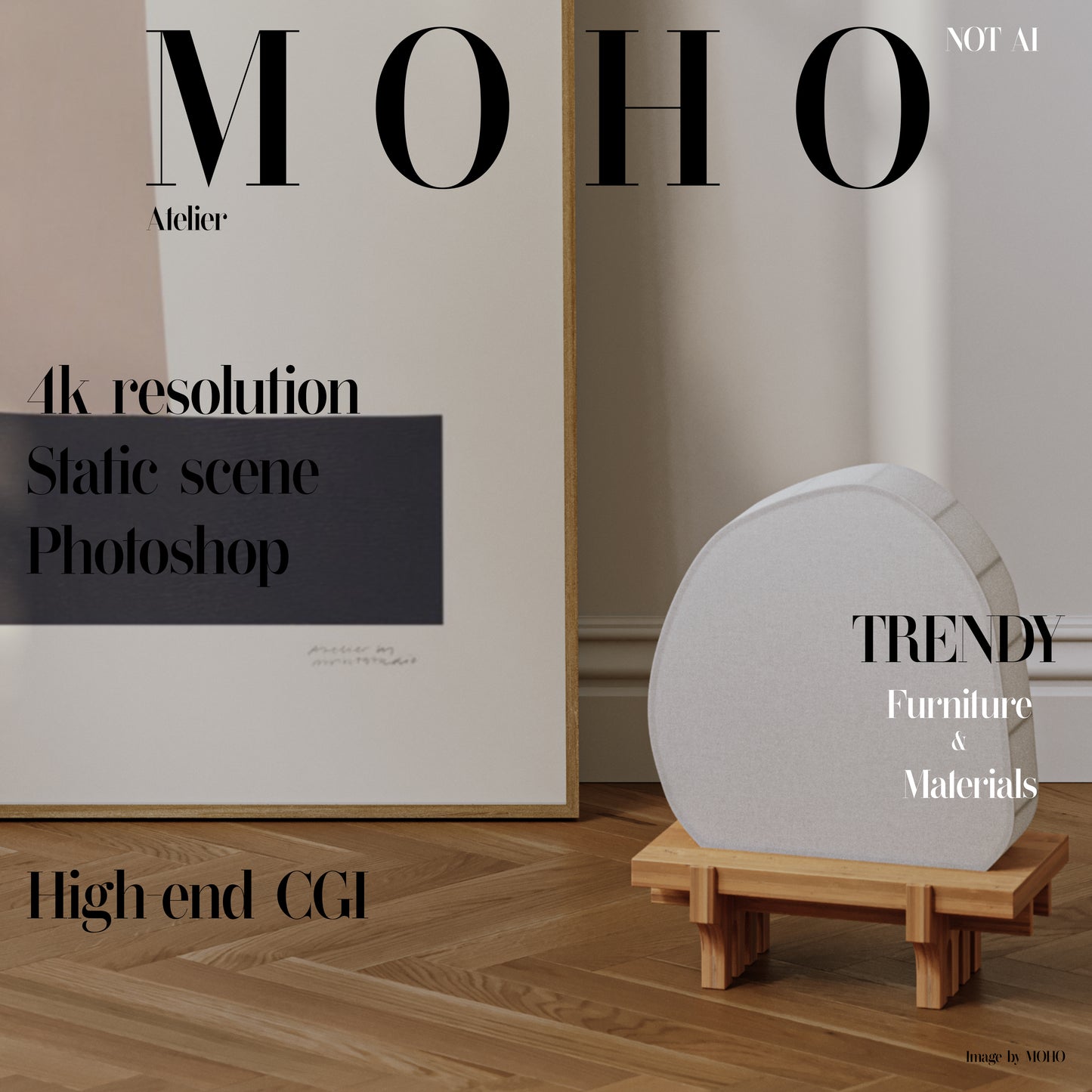 Frame Mockup Premium. DIN A Format. Wooden Frame Mockup. Canvas Mockup. Poster Mockup. Wall Art Mockup l No.00 l C0 l